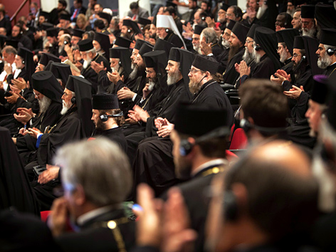 Versammlung beim panorthodoxen Konzil auf Kreta