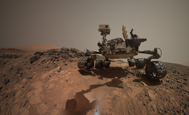 Rover "Curiosity" auf dem Mars