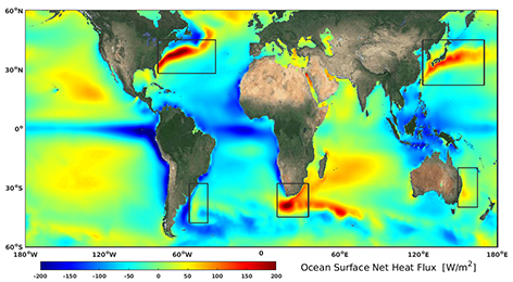 Eine grafische Darstellung der Erhitzung der Meeresströme