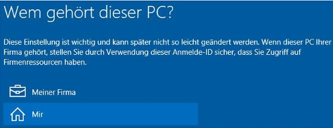 Windows 10 Installationsbildschirm 5
