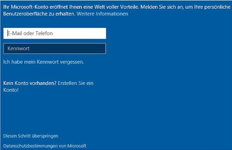 Windows 10 Installationsbildschirm 6