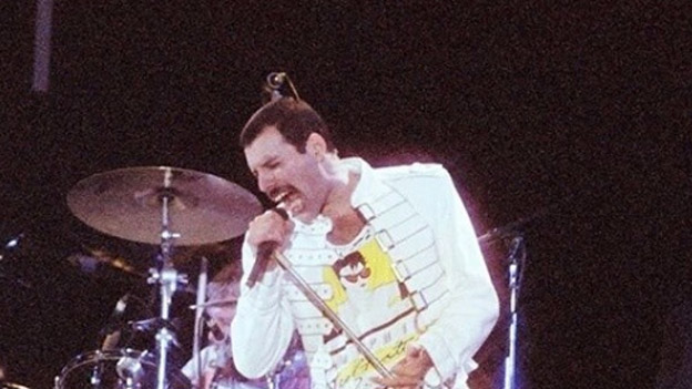 Freddie auf der Bühne