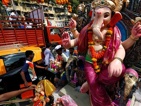 Ganesha-Statue in Mumbai, Indien