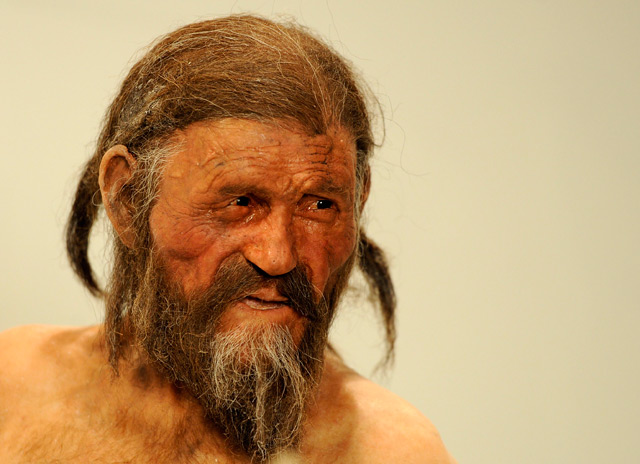 Nachbildung von Ötzi