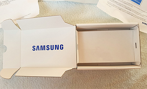 Die Rücksendebox von Samsung