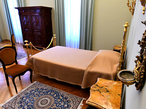 Päpstliches Schlafzimmer in Castel Gandolfo