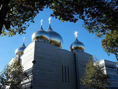 Die neu eröffnete orthodoxe Kathedrale Sainte-Trinite in Paris