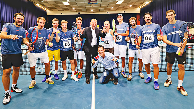 Das Team der Ö3-Tennis-Challenge