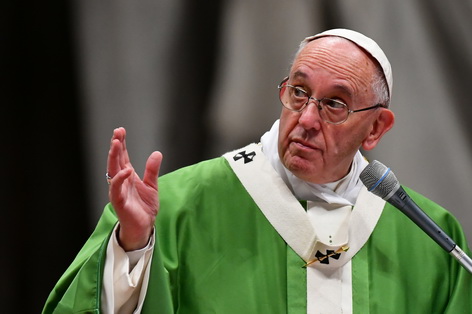 Papst Franziskus feiert Gottesdienst mit Gefangenen