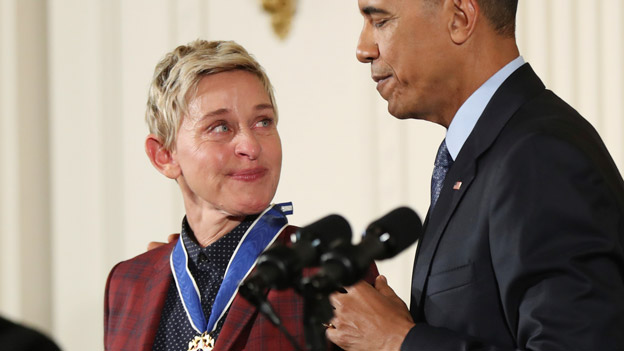Obama ehrt Ellen Degeneres