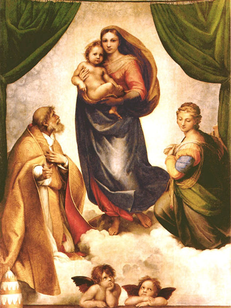 Eines der berühmtesten Marienbilder von Raffael