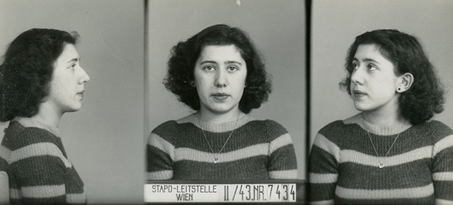 Die 21jährige Katharina Fischer, nach NS-Gesetzen als „Geltungsjüdin“ kategorisiert, wurde im Februar 1943 ohne Stern aufgegriffen. Sie wurde nach Auschwitz deportiert und ermordet.
