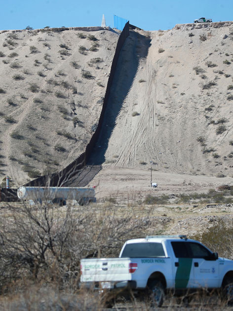 Grenzstreifen zwischen Mexiko und USA