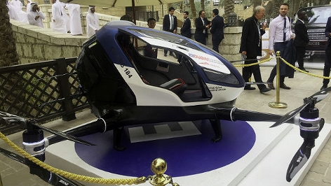 Prototyp einer Taxi-Drohne in Dubai