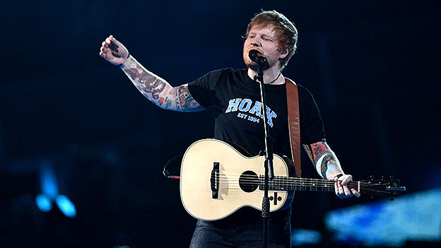 Ed Sheeran bei den Brit Awards