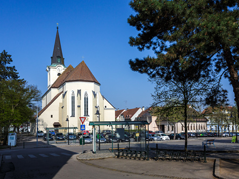 Die Pfarrkirche in Hollabrunn