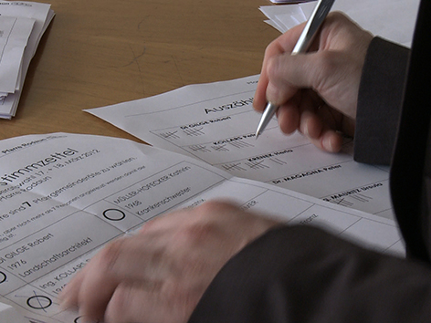 Pfarrgemeinderatswahl / PGR-Wahl 2012: Auszählung der Stimmen 