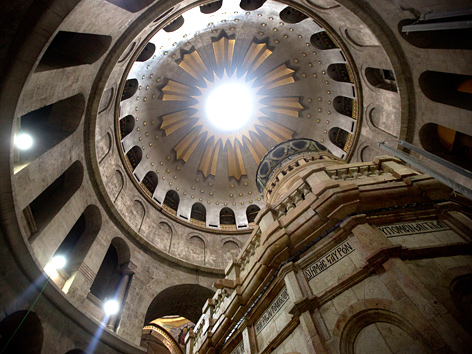 Die renovierte Grabeskirche in Jerusalem