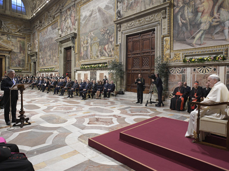 Papst empfängt EU Regirungschefs