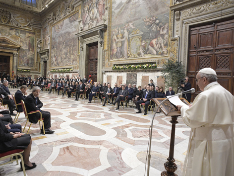 Papst empfängt EU Regirungschefs