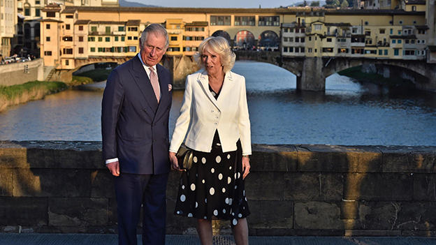 Charles und Camilla in Italien