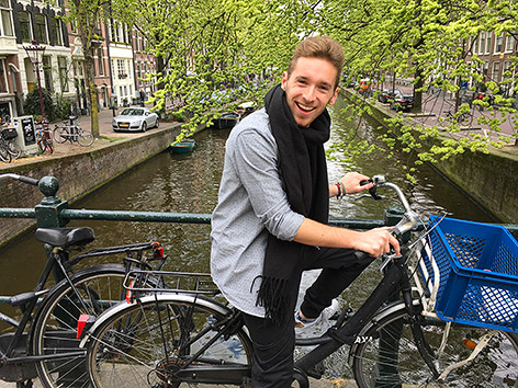 Nathan Trent in Amsterdam