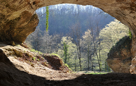 Vindija-Höhle in Kroatien, eine der Fundstätten