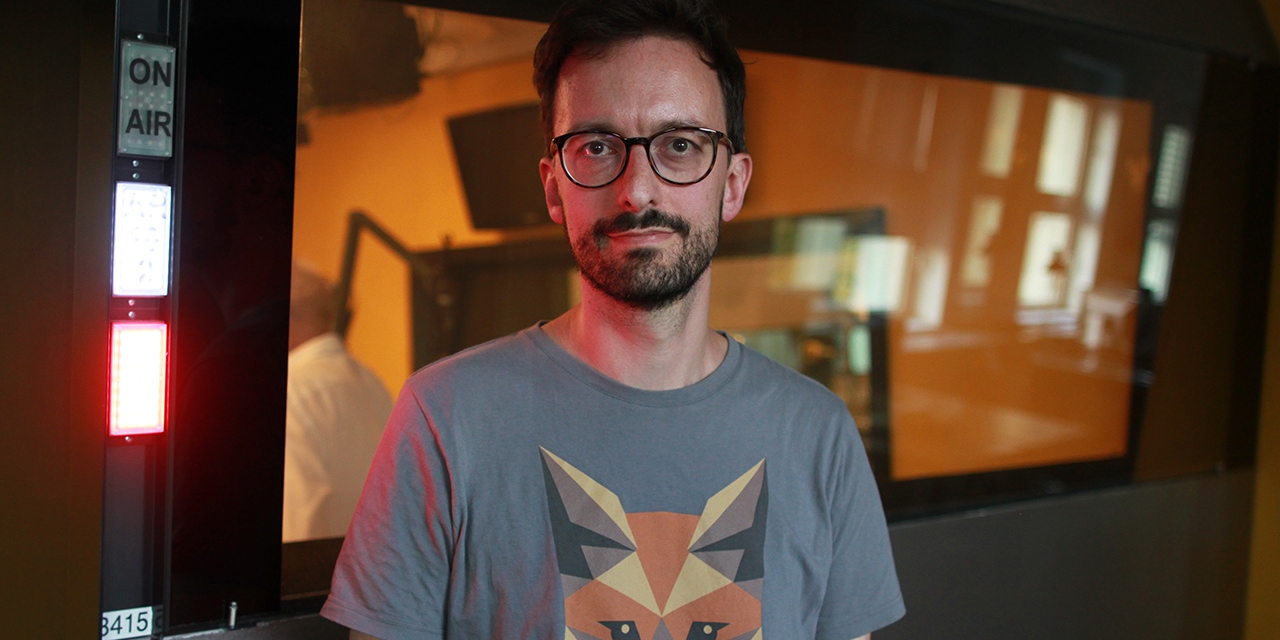 David Fuchs mit einem Fuchs T-Shirt