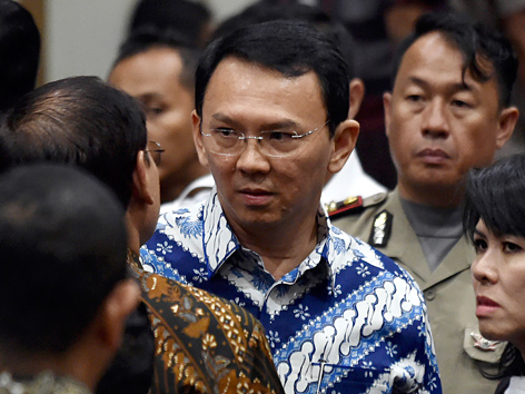 Der Gouverneur der indonesischen Hauptstadt Jakarta, Basuki Tjahaja Purnama