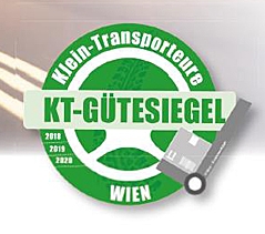 KT-Gütesiegel der Kleintransporteuere Wien