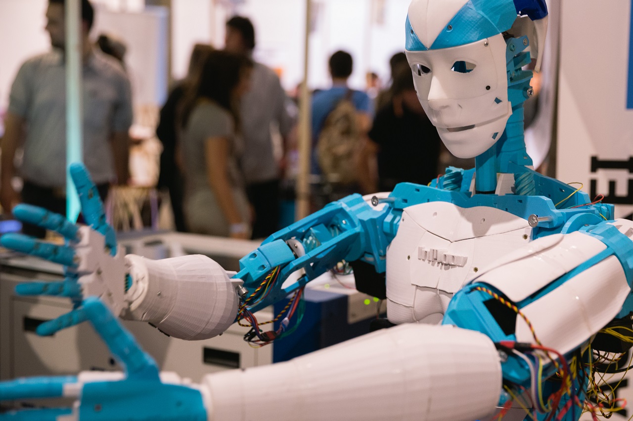 Roboter bauen auf der Maker Faire