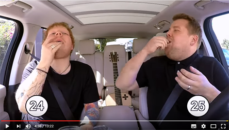 "Carpool Karaoke": Ed Sheeran im Auto mit James Corden