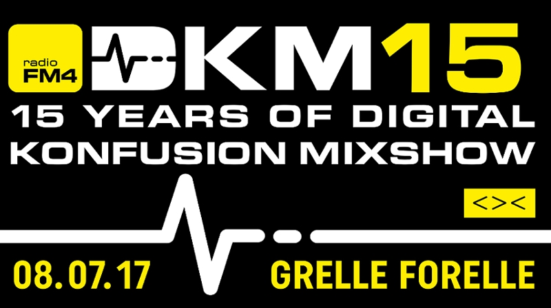 Flyer für "15 Jahre Digital Konfusion Mixshow"
