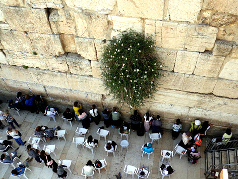 Frauenabschnitt der Jerusalemer Klagemauer