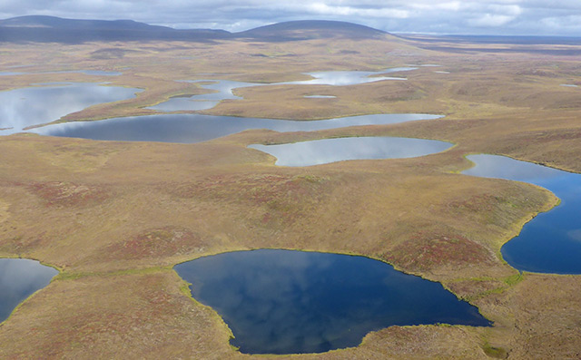 Hunderte Millionen Seen in Alaska, Kanada und Sibirien