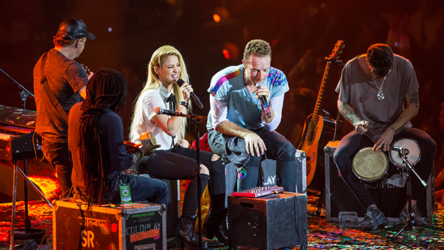 Coldplay / Chris Martin / Shakira beim Global Citizen Festival in Hamburg