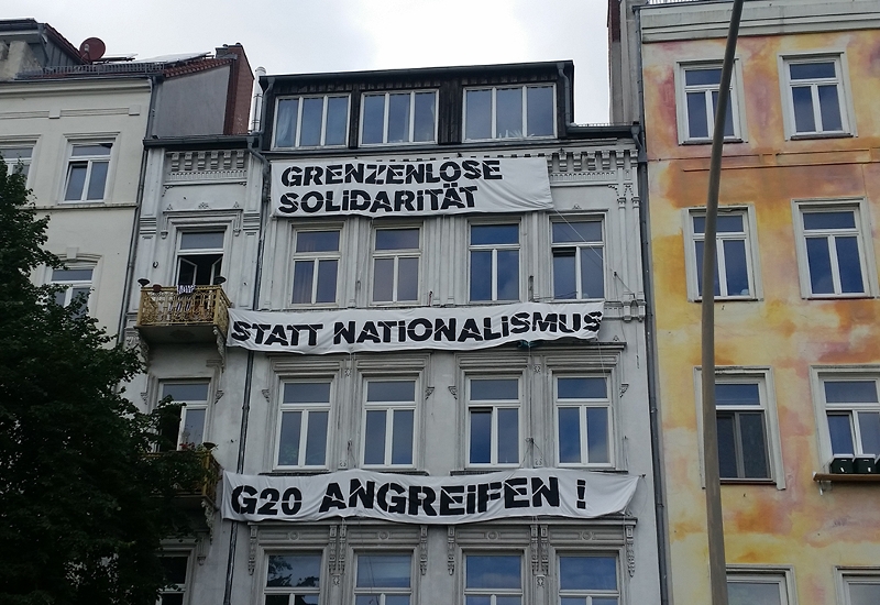 Proteste beim G20 Gipfel in Hamburg