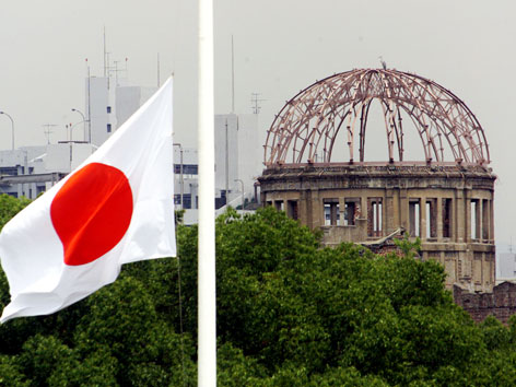 Das Friedensdenkmal, die "Atombombenkuppel" in Hiroshima