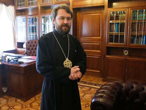 Außenamtschef des Moskauer Patriarchats, Metropolit  Hilarion