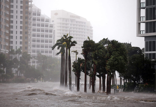 Land unter in Miami: „Irma“ brachte Wassermassen in die Millionenmetropole