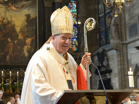 Kardinal Christoph Schönborn im Stephansdom