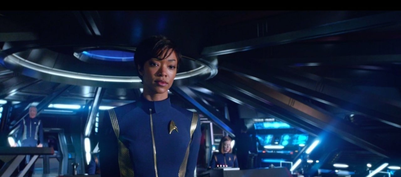 1st Officer Michael Burnham aus der Serie "Star Trek Discovery"  -  eine afroamerikanische Frau