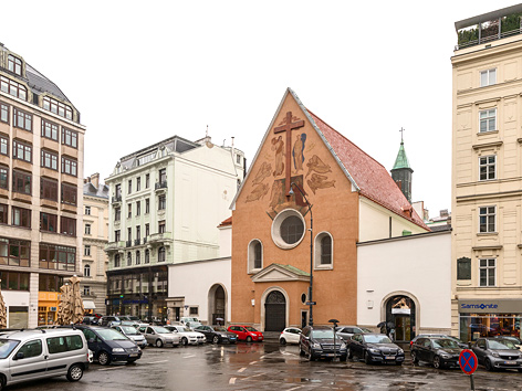 Kapuzinerkirche und -kloster am Neuen Markt im ersten Bezirk
