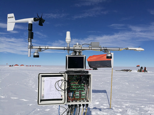 Messstation auf Grönland