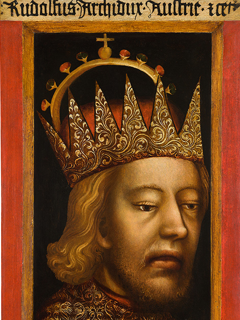 Das Porträt Rudolf IV., um 1360
Leihgabe des Domkapitels St. Stephan an das Dom Museum Wien