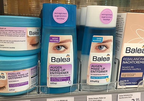Augen-Make-up-Entferner der Marke dm/Balea