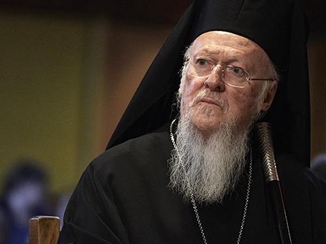 Der orthodoxe Patriarch Bartholomaios I. von Konstantinopel