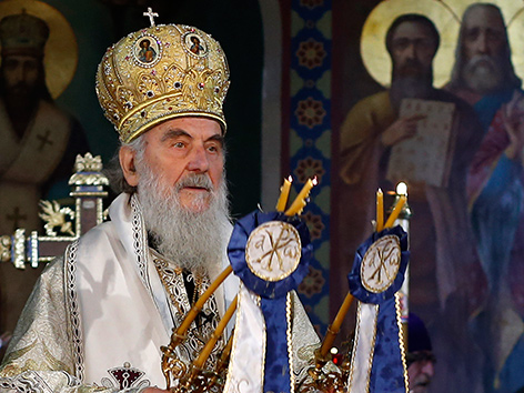 Der serbisch-orthodoxe Patriarch Irinej