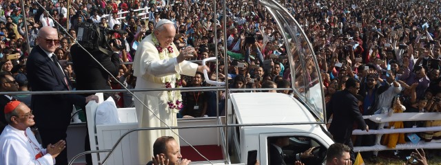 Papst Papamobil Bangladesch
