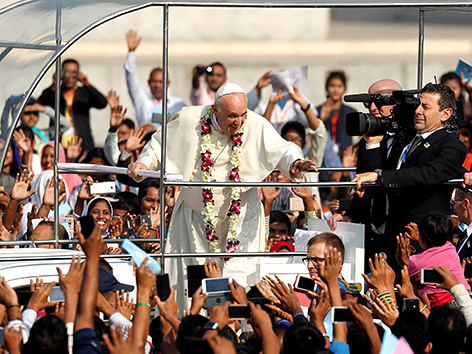Papst Franziskus in Dhaka, Bangladesch